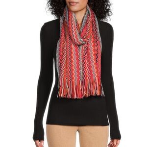Missoni Multicolor Zigzag Scarf